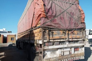 ضبط شاحنة نقل تحمل قطع غيار الدراجات النارية في العاصمة عدن