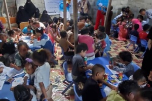 مؤسسة التضامن للتنمية تقيم فعالية لأطفال منطقة الشوله بمديرية التواهي
