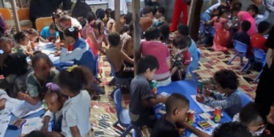 مؤسسة التضامن للتنمية تقيم فعالية لأطفال منطقة الشوله بمديرية التواهي