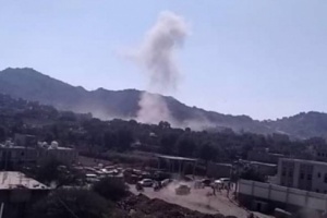 طيران التحالف يدك مواقع الحوثة في صعدة 