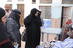 حقوق الانسان بالانتقالي تطلع عن كثب على مستوى الخدمات لدار العجزة والمسنين 