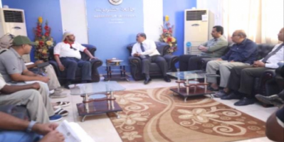 وفد الهلال الأحمر الإماراتي يزور رئاسة جامعة حضرموت
