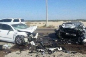 مقتل خمسة أشخاص في حادث مروري مروع في محافظة لحج 