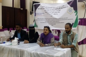 وجود تقيم جلسات حوارية في التواهي  حول" علاقة المجتمع المحلي بمراكز الشرطة ". 