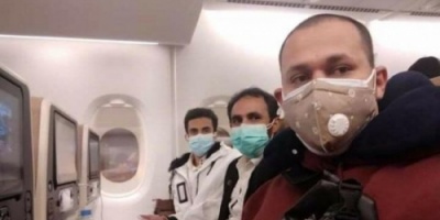 الإمارات تجلي الطلاب اليمنيين من الصين للحجر الصحي في الامارات 