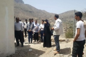 وفد من مكتب الأمم المتحدة لتنسيق الشؤون الإنسانية يقوم بزيارة تفقدية إلى الأزارق .