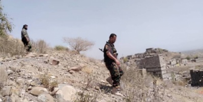 مدير أمن الضالع والقائد القبة يتفقدان جبهات القتال في بتار والمشاريح 