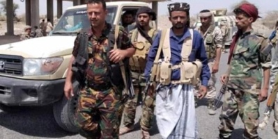 مدير امن الضالع يشيد بدور المقاتلين في جبهات المشاريح وبتار شمال الضالع. 