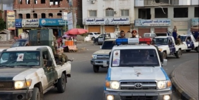 قوات كتيبة الاحتياط بعدن ترفع الجاهزية الأمنية
