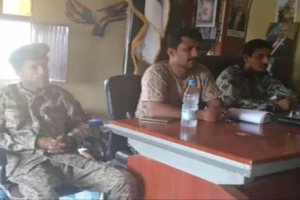 قائد اللواء العاشر صاعقة يشيد بثبات ابطال اللواء ضد مليشيا الحوثي بالحج