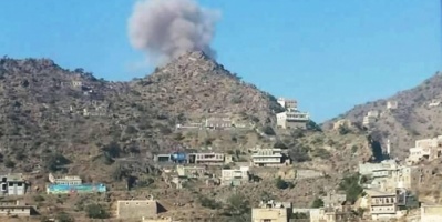 مقتل امرأة وطفلها وجرح ثلاثة أطفال آخرين جراء أستهداف الحوثيين لمنزلهم  بحيفان