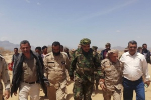 تفاصيل زيارة وفد هيئة رئاسة الانتقالي لجبهات القتال في #الضالع 