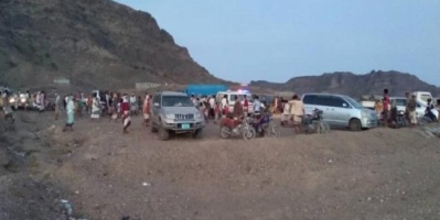 المسيمير تشيع جثمان مدير الامن احمد جهضر الى مثواه الأخير .
