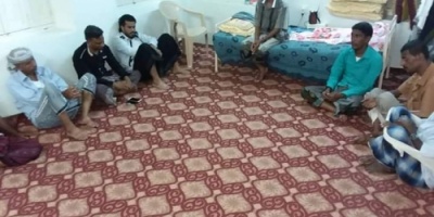 قيادة إنتقالي غيل باوزير تطمئن على صحة القياديين بامعيبد وطايع