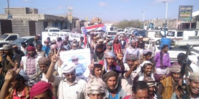 أبين : مسيرة حاشدة دعماً للانتقالي والقوات الجنوبية لدحر مليشيات الإخوان 