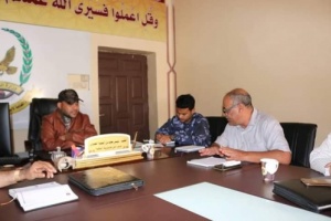 قيادة انتقالي حضرموت تناقش مع مدير أمن الساحل تنسيق جهود المجابهة مع الكورونا 