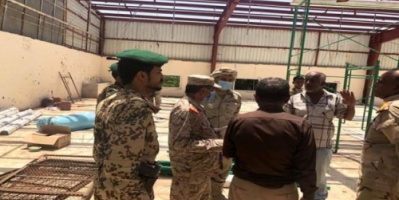 البحسني يوجه بتجهيز مستشفيين ميدانيين للعزل الصحي.