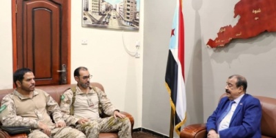 رئيس الجمعية الوطنية يلتقي قائد قوات التحالف العربي بالعاصمة عدن