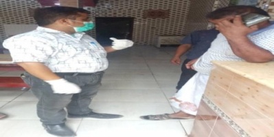 انتقالي لحج ينفذ حملة تفتيش مشتركة على المطاعم والبوفيهات في منطقة حالمين.