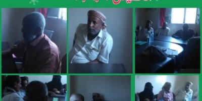 *الهيئة التنفيذية لانتقالي مديرية تبن تعقد اجتماعها الدوري* 