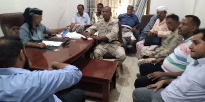 البعثة الصحية للصليب الاحمر الدولي تلتقي بقيادة المجلس الانتقالي بمحافظة وتستعرض نشاطها
