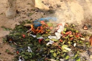 الاجهزة الأمنية تضبط بائعي قات في ساحل حضرموت خرقوا قرار المنع.