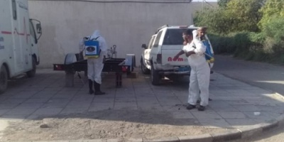 انتقالي لحج يمدد حملة الرش التعقيمية للمرافق 
