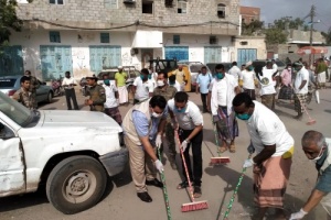 المجلس الانتقالي بمحافظة لحج يدشن حملة نظافة واسعة بمدينة الحوطة