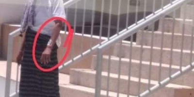 *صورة توثق عمليات تعذيب وانتهاكات صارخة بحق ضباط من ابناء سقطرى على يد عناصر شمالية اخوانية*