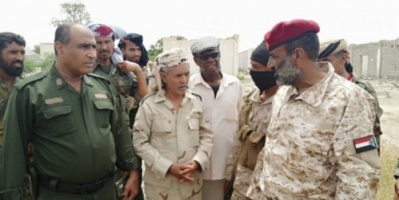 رئيس انتقالي ابين يزور إدارة الامن والنجدة لرفع تفعيل الجهاز الأمني