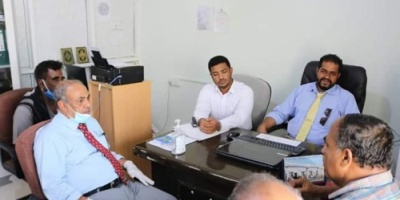 لجنة مكافحة كورونا بانتقالي حضرموت تزور مشروع المستشفى العسكري بالمنطقة الثانية وتدعم عيادتها الطبية بالمستلزمات الطبية 