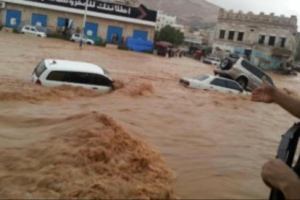 وفاة 8مواطنين في محافظة عدن جراء السيول 