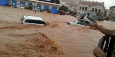 وفاة 8مواطنين في محافظة عدن جراء السيول 