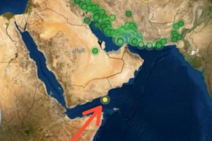 زلزال بحري في وسط خليج عدن قبالة سواحل حضرموت والمهرة 