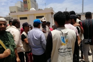 منظمة التعاون العربي للإغاثة والتنمية تساهم في إغاثة المتضررين في مديرية المعلا بعدن 