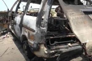 الحديدة.. عبوة ناسفة حوثية تحرق 10 أشخاص بحافلة