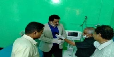 رئيس انتقالي لحج يتفقد المحجر الصحي بمستشفى ابن خلدون ويطلع على جاهزية العمل فيه