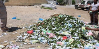 احباط عملية تهريب قات لحضرموت.