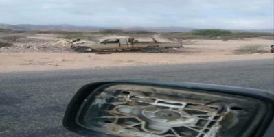 كمين محكم يستهدف رتلا لمليشيات الاخوان بالمحفد