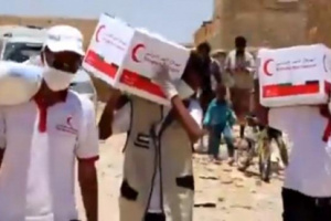 الإمارات تغيث أسر الضليعة بـ1000 سلة غذاء.