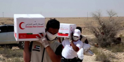 توزيع دفعات جديدة من المساعدات الإماراتية على عدد من المناطق النائية بحضرموت