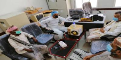  انتقالي سيئون يدعم مركز الغرفة بمحاليل لجهاز CBC