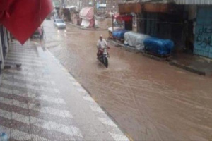 وفاة واصابة 3مواطنين في لحج جراء السيول