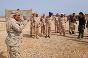 قيادة اللواء الأول مشاه تتفقد مواقع الكتائب العسكرية الجنوبية بسقطرى.