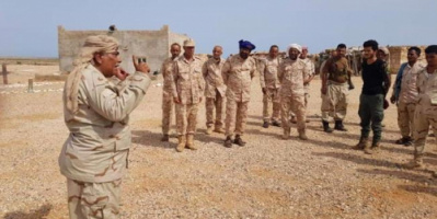 قيادة اللواء الأول مشاه تتفقد مواقع الكتائب العسكرية الجنوبية بسقطرى.