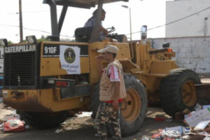 انتقالي التواهي يكافح التلوث في المديرية