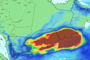 منخفض مداري يضرب حضرموت والمهرة خلال اليومين القادمين.