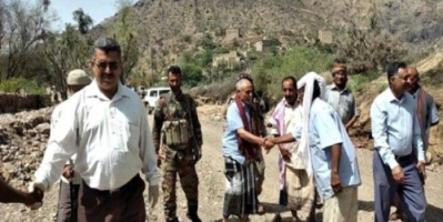رئيس انتقالي الضالع يوجه بفتح طرق ذي حران