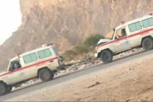  سلطة شبوة الاخوانية تستخدم سيارات الاسعاف في معركة جعار..ومستشفيات المحافظة تعاني