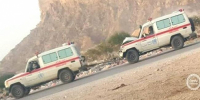  سلطة شبوة الاخوانية تستخدم سيارات الاسعاف في معركة جعار..ومستشفيات المحافظة تعاني